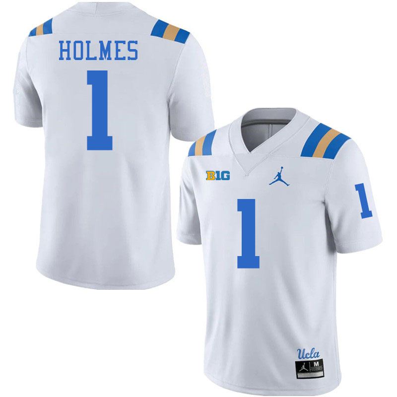 Darnay Holmes UCLA Jersey,UCLA Bruins #1 Darnay Holmes Jersey Youth College Football Uniforms-White